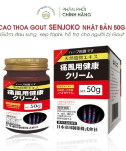 Cao bôi Gout Nhật Bản SENJOKO 50gr - Giảm đau giảm sưng do gút, thẩm thấu sâu vào vùng bị gút, đào thải axit uric 8 caoboi1 1