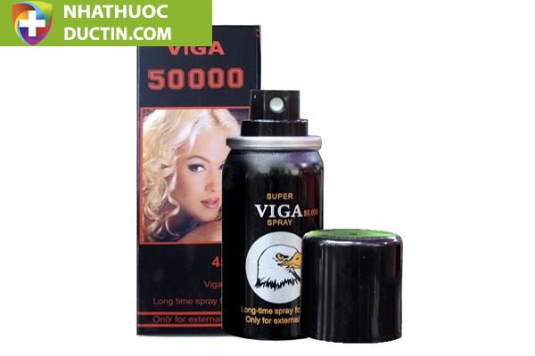 Chai xịt chống xuất tinh sớm Viga 50000 hộp 1 chai 45ml 12