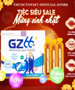 Alternative view of Siro Tăng Chiều Cao GZ66 Top bổ sung canxi và các chất cần thiết, giúp tăng chiều cao - Hộp 20 ống