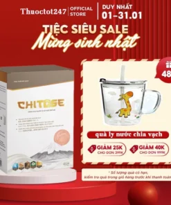 Sữa dinh dưỡng cho người cao tuổi Chitose - Ổn định huyết áp, cải thiện xương khớp, phục hồi sức khoẻ từ Nhật hộp 300G