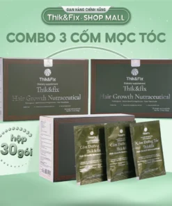 [HÀNG CHÍNH HÃNG] Combo 3 Cốm dưỡng tóc THIK&FIX - Hỗ trợ bổ huyết, làm đen tóc, nuôi dưỡng tóc chắc khỏe