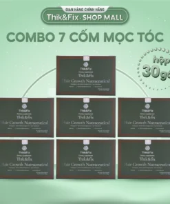 [HÀNG CHÍNH HÃNG] Combo 7 Cốm uống kích thích mọc tóc THIK&FIX - Bổ huyết, giảm rụng tóc, dưỡng tóc chắc khỏe