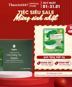 [Chính hãng] Cốm Dưỡng Tóc THIK&FIX- Hỗ Trợ Bổ Huyết, Làm Đen Tóc, Dày Tóc
