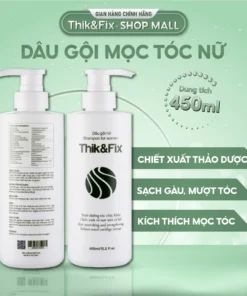 Alternative view of [HÀNG CHÍNH HÃNG] Dầu gội mọc tóc dành cho Nữ Thik&Fix - Phục hồi tóc hư tổn, dưỡng tóc suôn mượt óng ả