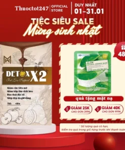 DETOX X2 giảm cân chính hãng.An toàn - Hiệu quả + quà tặng