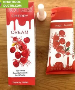 Dung Dịch Gel Bôi Trơn Hương Cherry Hot Kiss Dung tích 200ml Dùng Bao Đã - Nơi Bán Gel bôi Trơn Hương Thơm
