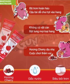 gel boi tron cao cap huong chery hot kiss 100ml 2