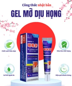 Alternative view of Gel Mỡ Dịu Họng Nano - Hỗ Trợ Giảm Viêm Họng, Tan Đờm, Giảm Đau Rát [Gel Bôi Dịu Họng Công Thức Nhật Bản 20g]
