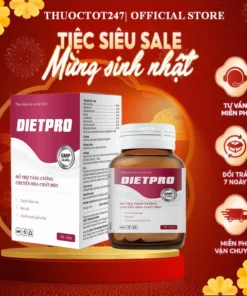 Viên Uống Dietpro hỗ trợ giảm cân hiệu quả - Hộp 30 viên 7 giamcan1 1