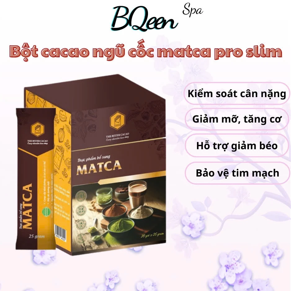 Cafe giảm cân, Bột cacao matca Đốt cháy mỡ - TĂNG CƠ - Ngăn tích mỡ kiểm soát câm nặng 19 giamcan1 7