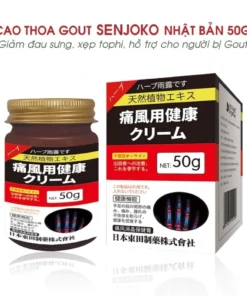 Alternative view of Cao bôi Gout Nhật Bản Senjoko 50g - Giảm đau giảm sưng do gút, thẩm thấu sâu vào vùng bị gút, đào thải axit uric