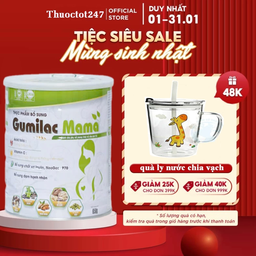 Sữa Hạt Gumilac Mama 650g Chính Hãng 13 guti1 1