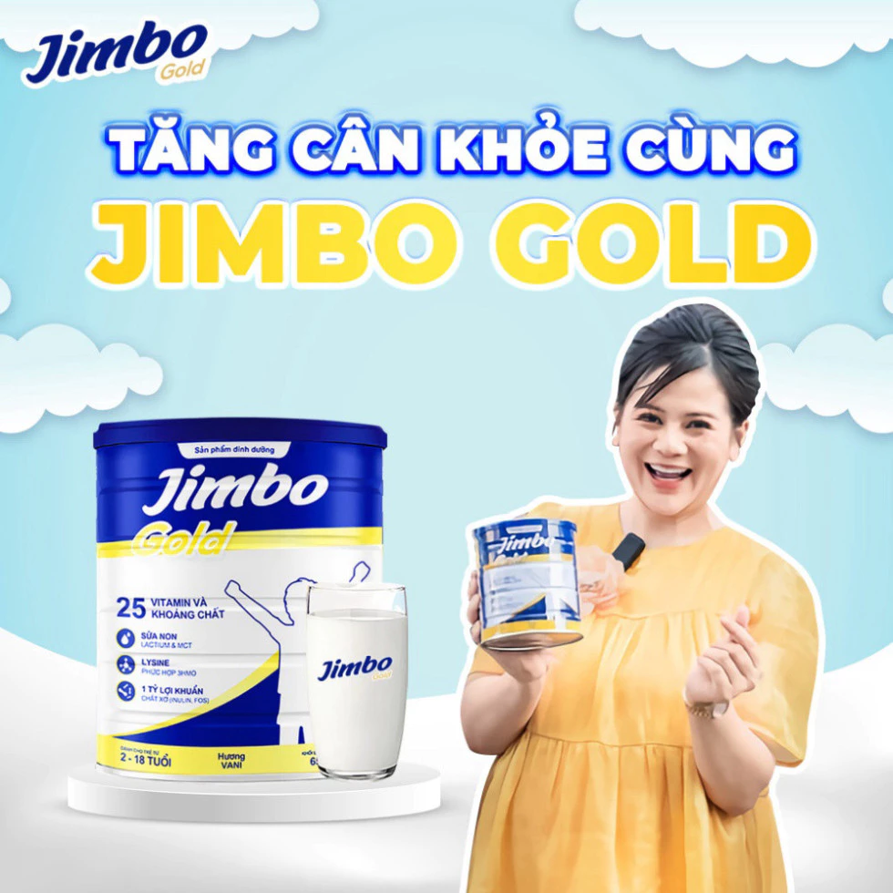Sữa Jimbo Gold Tăng Cân Cho Bé Từ 2 Tuổi Cải Thiện Tiêu Hóa, Tăng Cường Đề Kháng, hộp 650g 13 jimbo4