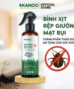 Bình xịt diệt bọ rệp, rệp giường, mạt bụi, ve chó KANOO thảo dược tự nhiên. Bình xịt thơm phòng, đuổi côn trùng, muỗi