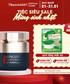 Kem xoá nếp nhăn trẻ hoá da Qinglin, Kem xoá nhăn mờ nám tàn nhang chống chảy xệ, bổ sung collagen Qinglin Nhật Bản