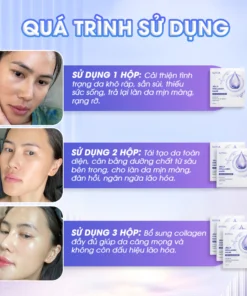 Mặt nạ thạch Collagen Seyoul Hàn Quốc, Jelly Collagen Mask Dưỡng Trắng Cấp ẩm Da Căng Bóng Mịn Màng 1 Hộp x 5 miếng 17 matnan8