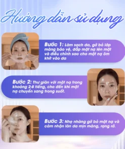 Mặt nạ thạch Collagen Seyoul Hàn Quốc, Jelly Collagen Mask Dưỡng Trắng Cấp ẩm Da Căng Bóng Mịn Màng 1 Hộp x 5 miếng 19 matnna8