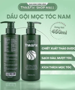 Alternative view of [HÀNG CHÍNH HÃNG] Dầu gội mọc tóc dành cho Nam Thik&Fix - Sạch gàu, loại bỏ bã nhờn, dưỡng tóc chắc khoẻ
