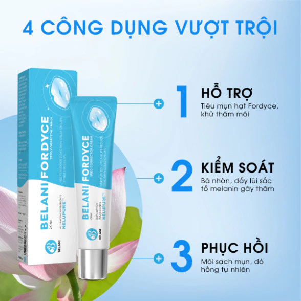 Kem Bôi Mụn Môi, Hạt Fordyce Belani - Mụn Môi, Dưỡng Ẩm, Cải Thiện Khô Môi, Nứt Nẻ, Giảm Thâm Môi 11 munhan3