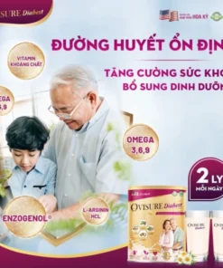 Alternative view of Sữa hạt tiểu đường Ovisure Diabest lon 650g chính hãng date mới