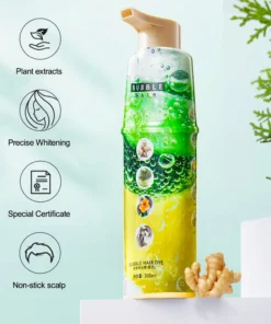 Dầu gội thảo dược phủ bạc NANO BEIROU - Phủ bạc nhanh chóng, Bền màu, 2 MÀU ĐEN, NÂU - MINT COSMETICS 9 phubac2