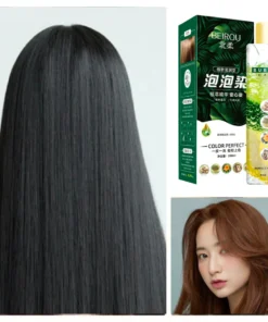 Dầu gội thảo dược phủ bạc NANO BEIROU - Phủ bạc nhanh chóng, Bền màu, 2 MÀU ĐEN, NÂU - MINT COSMETICS 12 phubac6