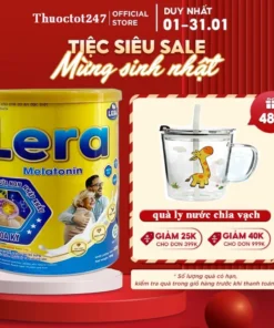 Sữa hỗ trợ ngủ ngon Lera 650g- Sữa non cao cấp cải thiện giấc ngủ