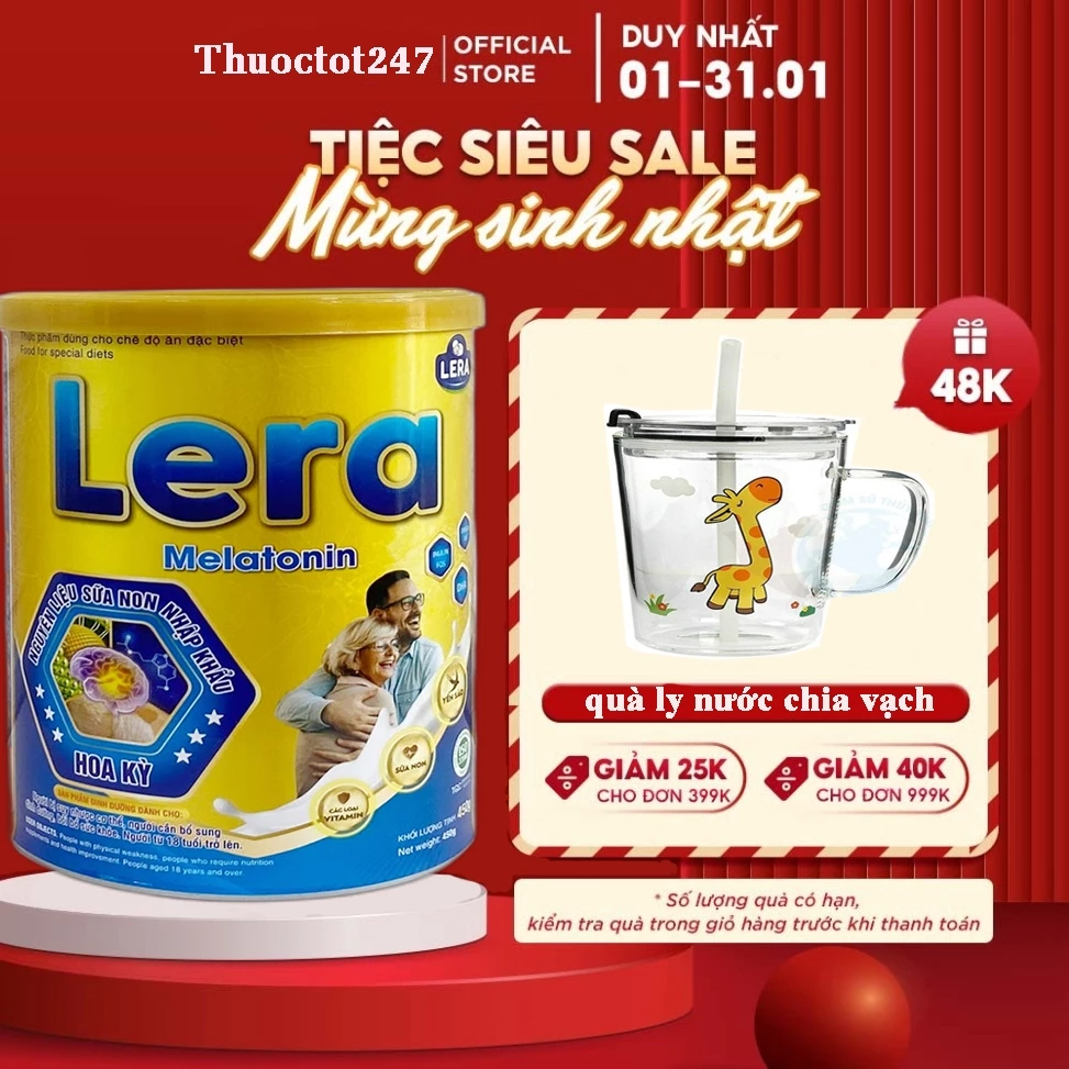 Sữa hỗ trợ ngủ ngon Lera 650g- Sữa non cao cấp cải thiện giấc ngủ 1 Sữa hỗ trợ ngủ ngon Lera 650g- Sữa non cao cấp cải thiện giấc ngủ
