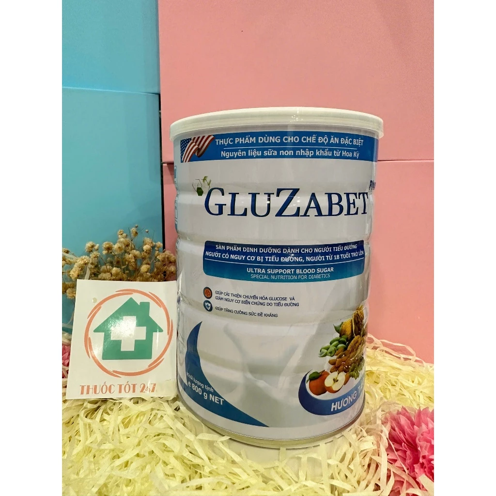 Sữa non tiểu đường Gluzabet 650g ổn định đường huyết, ăn ngon ngủ ngon 20 suanon3