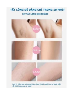 Kem tẩy lông Flowery Chính Hãng Xịt tẩy lông sạch bất chấp mọi loại lông nhanh gọn trong 10 phút 15 taylong7