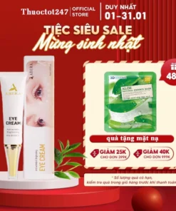 Alternative view of Kem thâm mắt Rena Abera giúp giảm thâm mắt, bọng mắt, nếp nhăn vùng mắt, làm cho vùng da mắt sáng mịn và đều màu 25g
