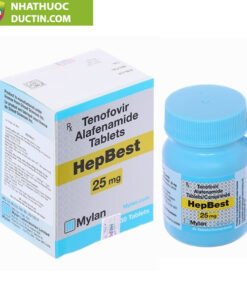 Thuốc Hepbest 25mg (Chai 30 viên) giúp điều trị viêm gan B