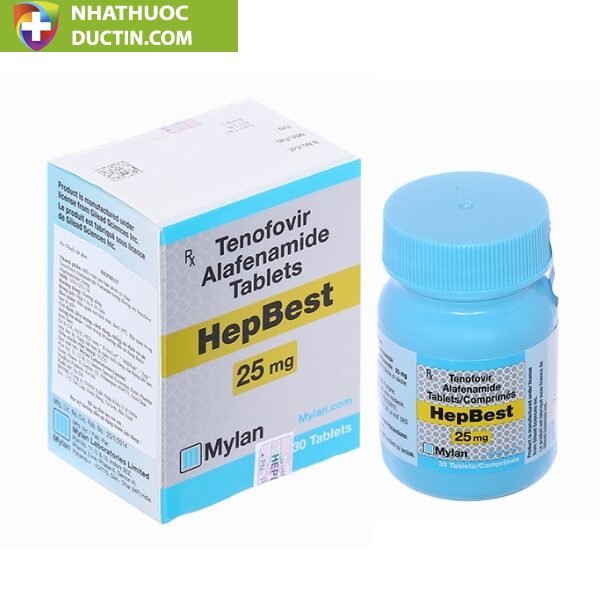 Thuốc Hepbest 25mg (Chai 30 viên) giúp điều trị viêm gan B 11 thuoc hepbest 25 mg