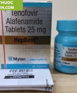 Thuốc Hepbest 25mg điều trị nhiễm virus viêm gan B mạn tính (30 viên)