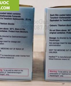 thuoc hepbest 25mg voi hoat chat tenofovir alafenamide dieu tri viem gan sieu vi b gia thuoc hepbest bao nhieu