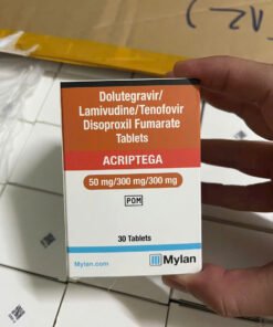 Thuốc Acriptega Mylan phòng nhiễm virus HIV-1 hộp 30 viên
