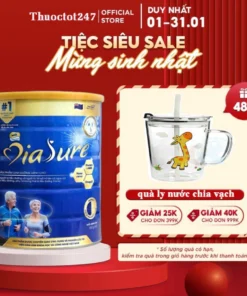 Sữa diasure Tiểu đường lon 850g chính hãng- Sữa Chuyên Biệt Cho Người Tiểu Đường