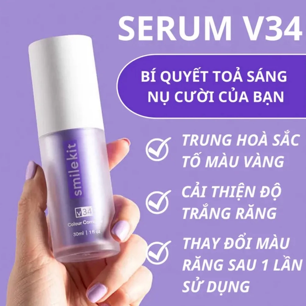 Serum làm trắng răng SmileKit V34, tinh chất làm trắng răng smilekit v34 - 30ml 27 trang2