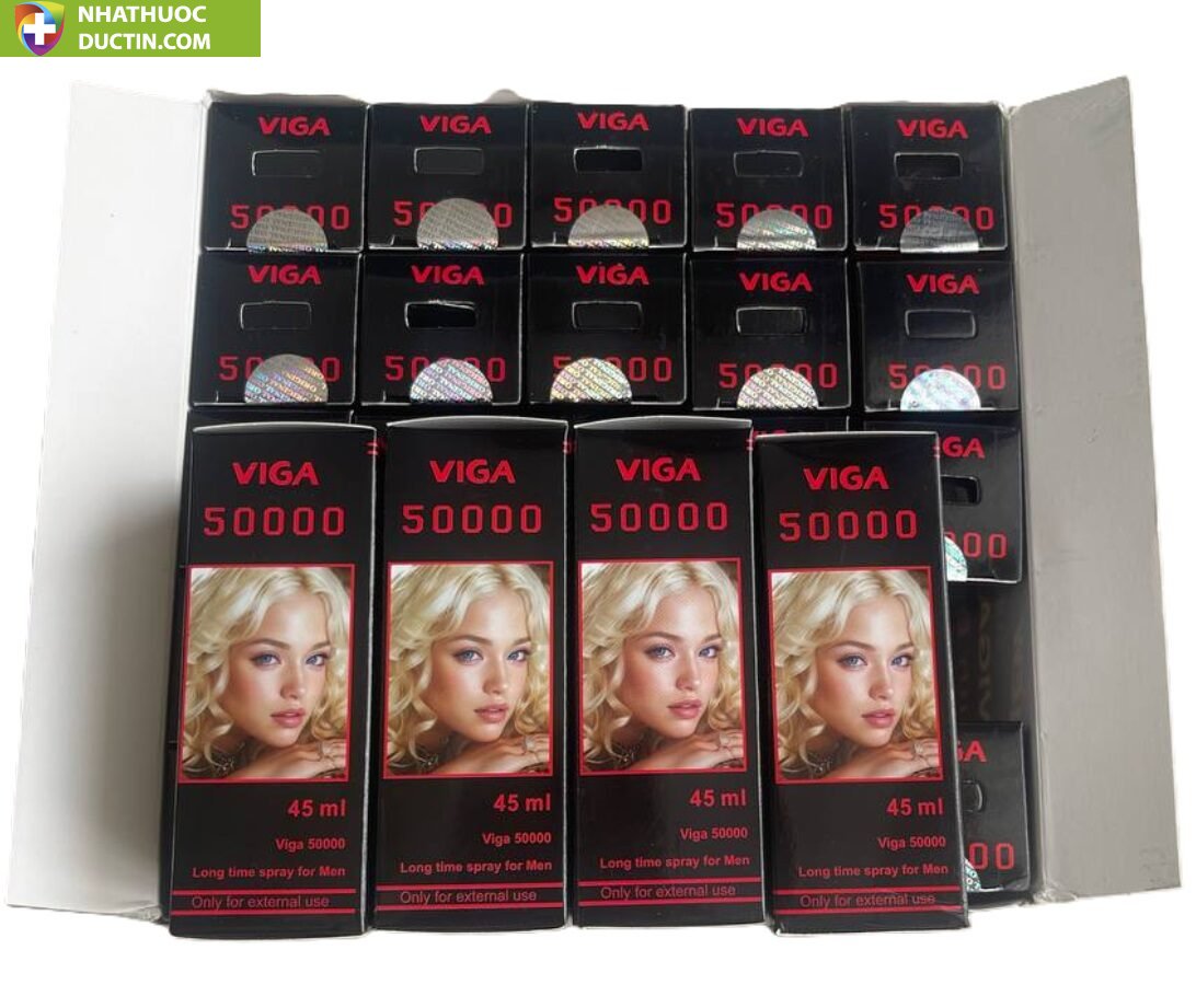 Chai xịt chống xuất tinh sớm Viga 50000 hộp 1 chai 45ml 15 viga 50000 2