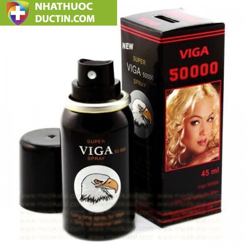 Chai xịt chống xuất tinh sớm Viga 50000 hộp 1 chai 45ml 16 vigra2