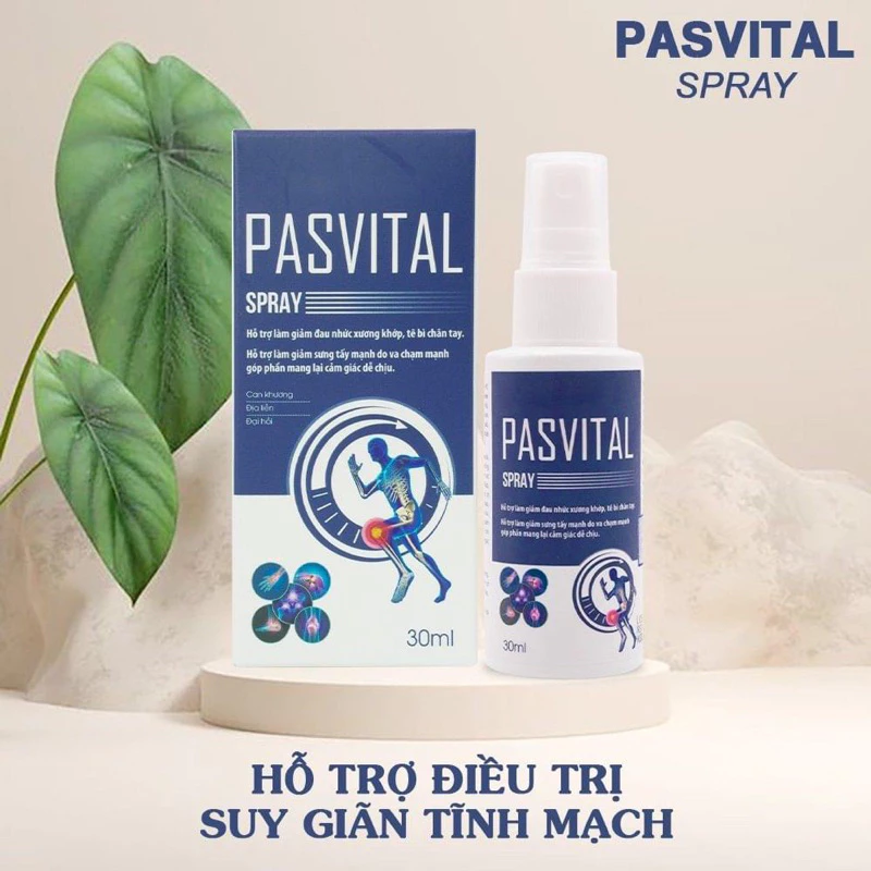 Xịt Pasvital Hỗ Trợ Tình Trạng Suy Giảm Tĩnh Mạch 26