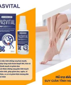 Xịt Pasvital Hỗ Trợ Tình Trạng Suy Giảm Tĩnh Mạch 12 xittinh3