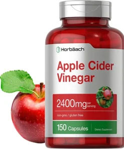 Horbaach Apple Cider Vinegar 2400mg viên uống giấm táo hỗ trợ giảm cân 150 viên
