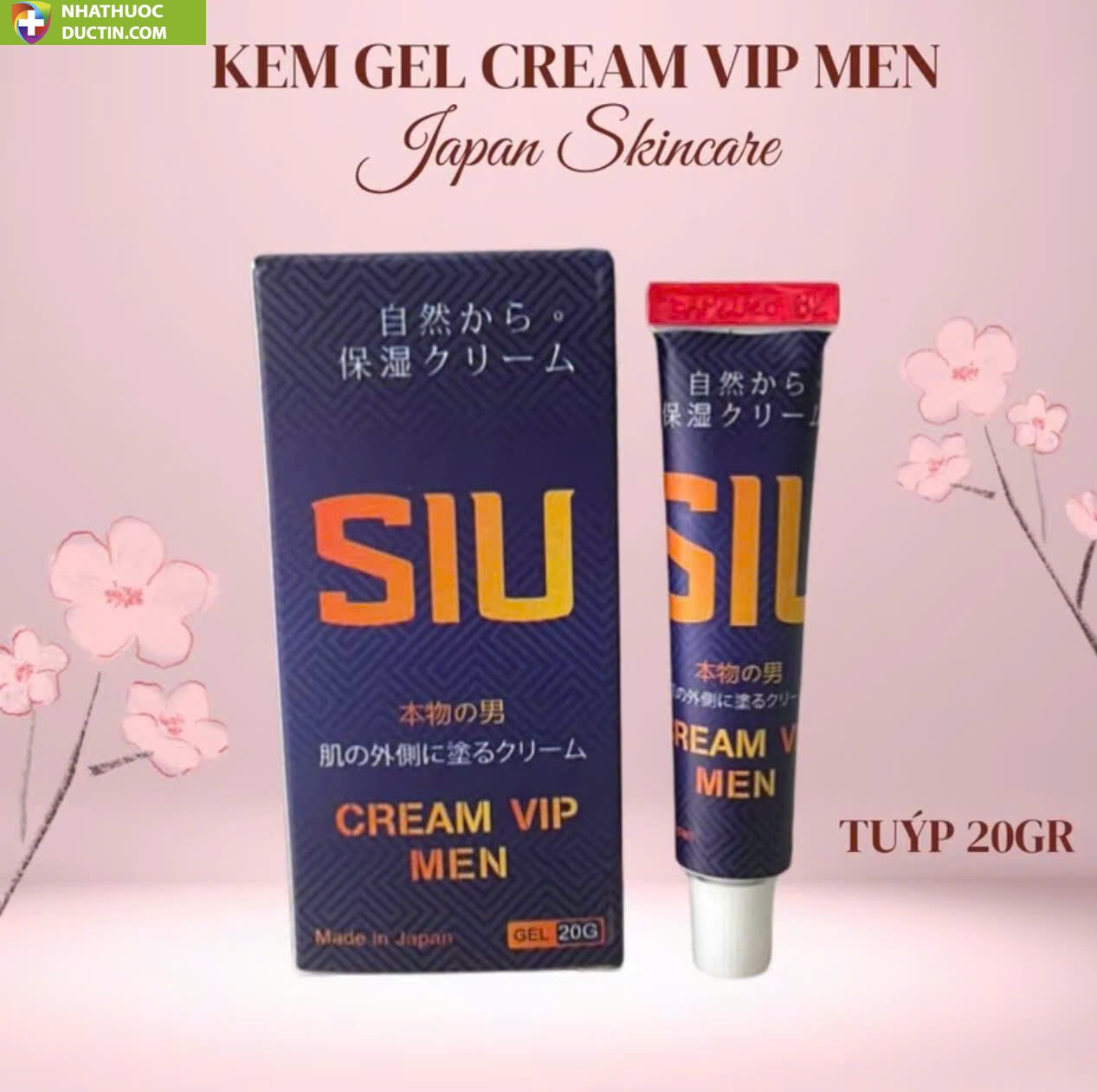 Kem gel Cream Vip men tuýp 20gr kéo dài sinh lý cho nam Siu 14 cream1