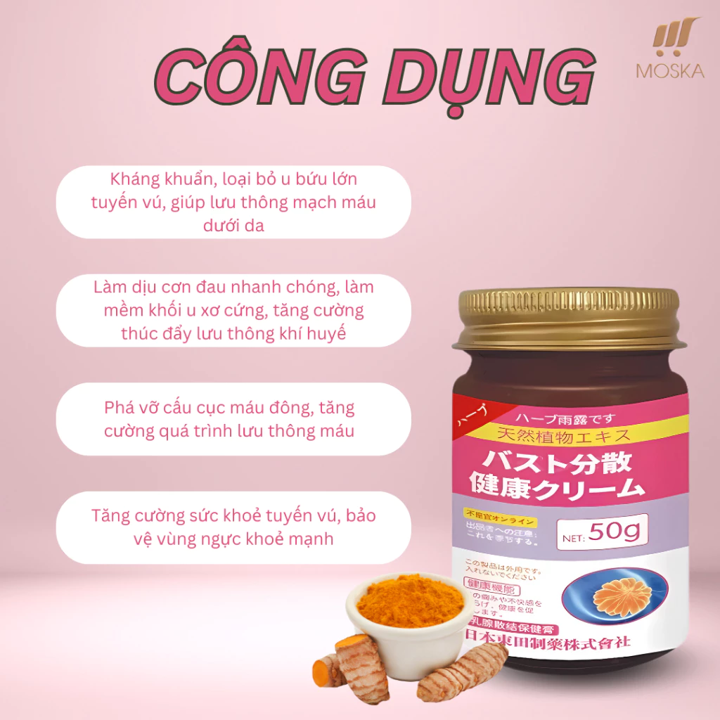 Kem Bôi Massage Tan U Bứu Tuyến Vú Senjoko Nhật Bản 50g, Giúp Tan U Tuyến Vú, Giảm Đau Nhức Vón Cục Cứng, Tiêu U Vú 28 enko 1