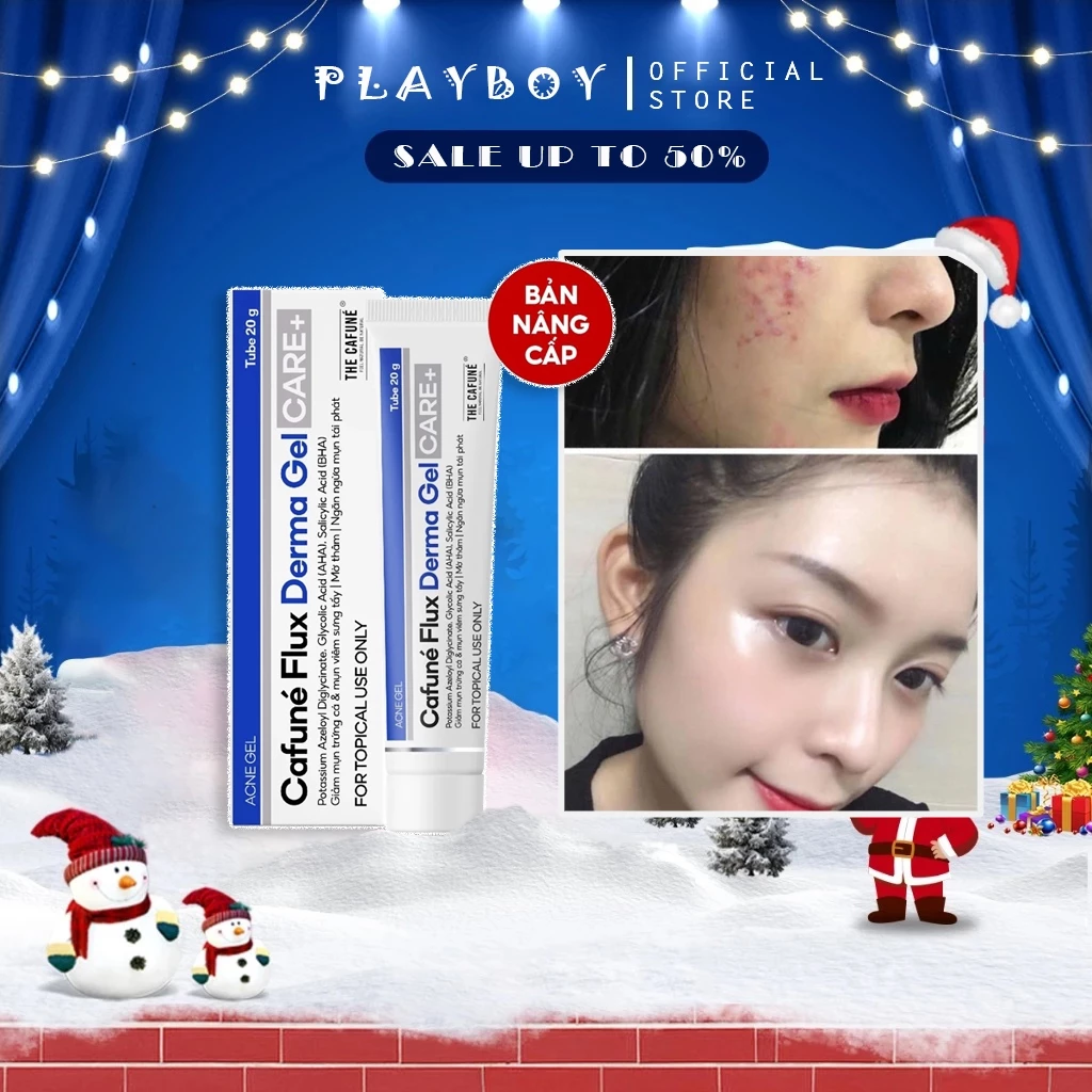 Gel Giảm Mụn Cafuné Flux Derma gel chấm mụn kem dưỡng trắng da Mờ Thâm sẹo Cafuné Essence 20g 1 Gel Giảm Mụn Cafuné Flux Derma gel chấm mụn kem dưỡng trắng da Mờ Thâm sẹo Cafuné Essence 20g