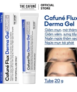 Gel Giảm Mụn Cafuné Flux Derma gel chấm mụn kem dưỡng trắng da Mờ Thâm sẹo Cafuné Essence 20g 11 gelgiam2