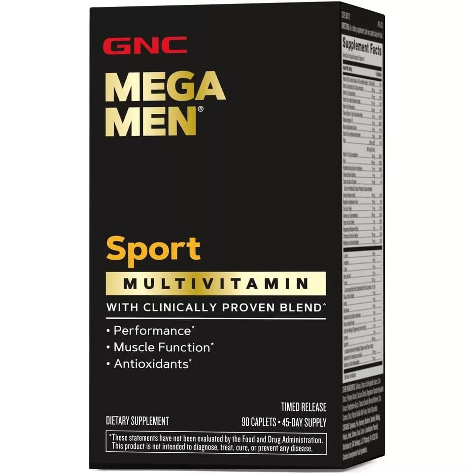 GNC Mega Men Sport - Viên uống cung cấp vitamin và khoáng chất giúp tăng cường cơ bắp 90 viên 3 GNC Mega Men Sport - Viên uống cung cấp vitamin và khoáng chất giúp tăng cường cơ bắp 90 viên - Ảnh 3