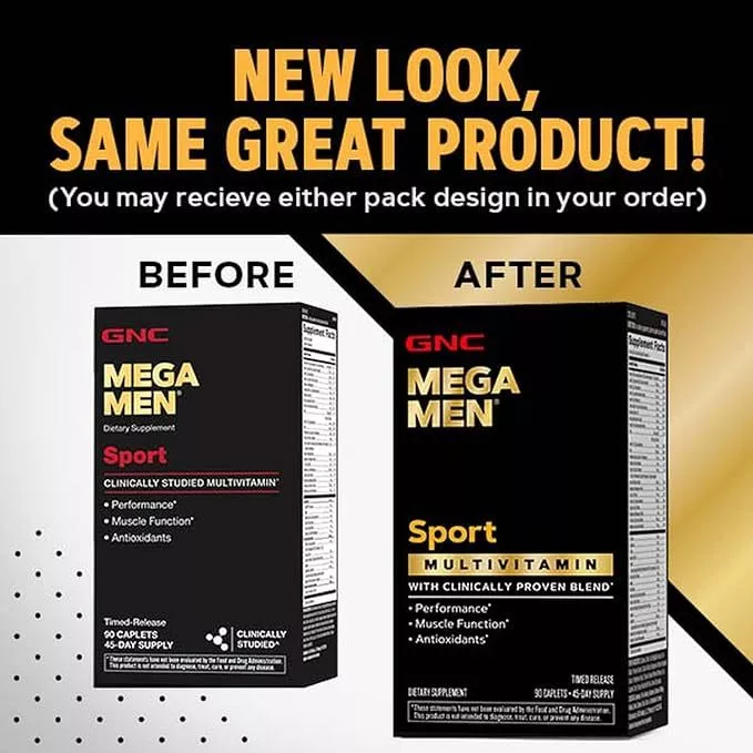 GNC Mega Men Sport - Viên uống cung cấp vitamin và khoáng chất giúp tăng cường cơ bắp 90 viên 4 GNC Mega Men Sport - Viên uống cung cấp vitamin và khoáng chất giúp tăng cường cơ bắp 90 viên - Ảnh 4