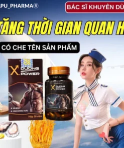Alternative view of Tăng cường sinh lý nam thảo dược X Dương Power giúp bổ thận, tráng dương, tăng sinh lực Chai 30 viên